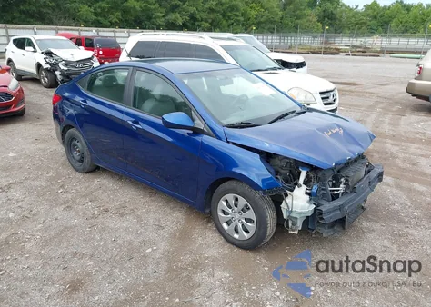 2017 Hyundai Accent Se из США, поврежденный, VIN KMHCT4AE9HU255512